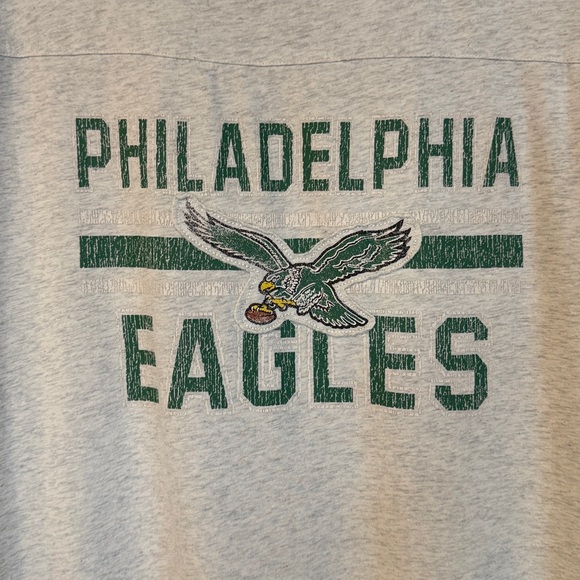 Fanatics Philadelphia Eagles Heather Gray Tee 2X - Picture 3 of 8